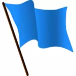 וקטור מנופף בדגל כחול